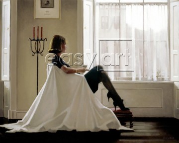 Jack Vettriano œuvres - In Thoughts Of You Contemporain Jack Vettriano